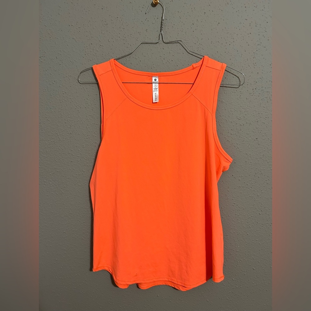 90 Degree By Reflex Orange Sleeveless Tank Top